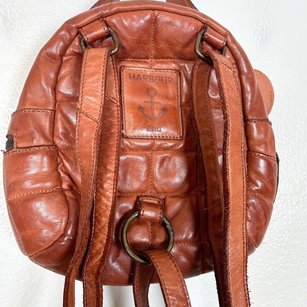 Harbour 2nd Quilted Leather Mini Backpack - Picture 5 of 8